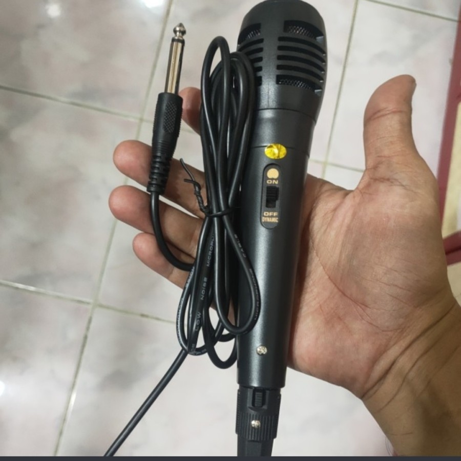 MK02- Wired Microphone Speaker Colokan Besar/ Mic Speaker Colokan Besar