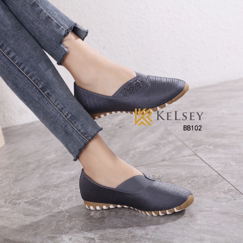 (GRATIS ALAS KAKI) Nicole Sepatu Slip On Wanita Kelsey BB102