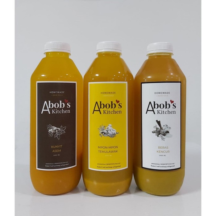 

Jamu 1000ml Beras Kencur / Kunyit Asem / Empon empon Temulawak - Kunyit Asem (BERKUALITAS)