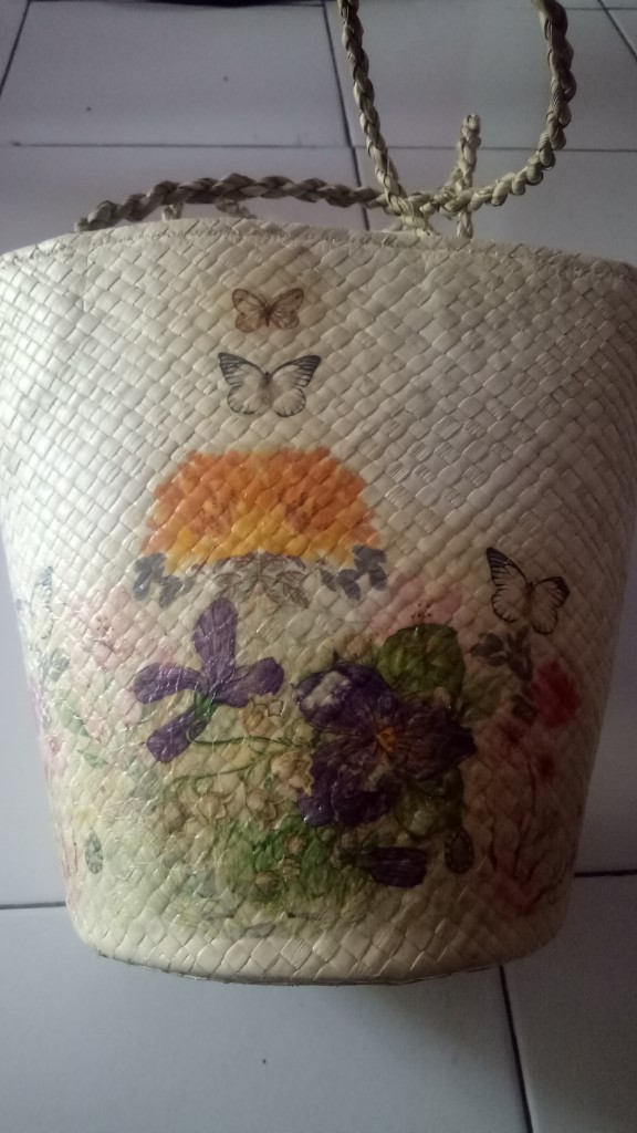 Tas Parsel Anyam Pandan / Tas Sebaguna / Keranjang Pandan / Keranjang