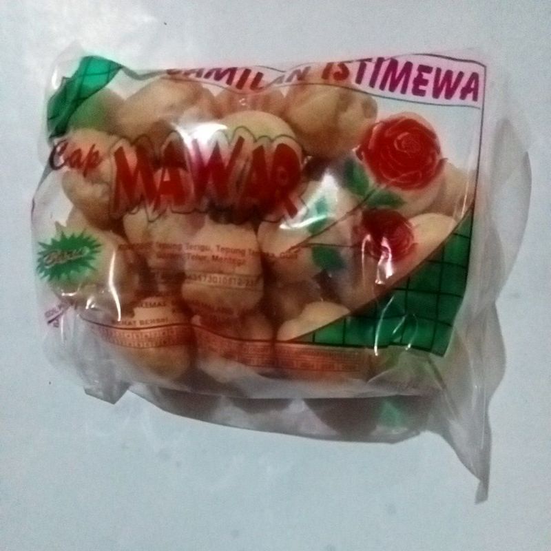 

Cemilan sus kering Mawar