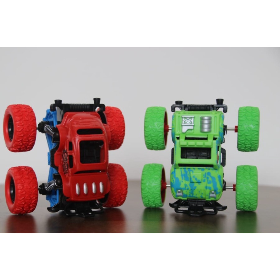 CINSTORE Monster Zap Mainan Mobil Jip Zap Off Road 4 Drive Inertial Bigfoot 360 derajat mainan mobil