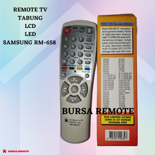 Remot / Remote Multi TV Tabung Samsung Slim Flat tanpa setting Series