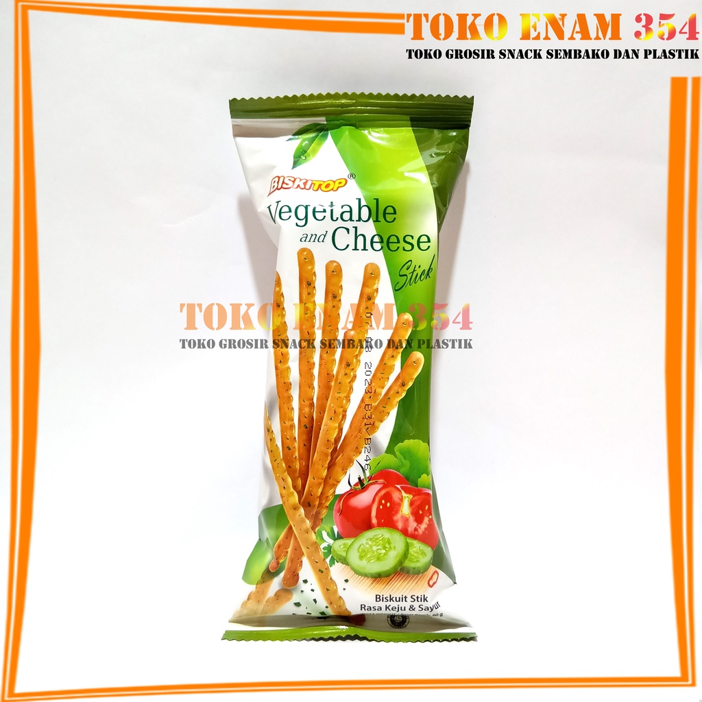 

Biskuit Stick Biskitop Vegetable and Cheese 60 Gram