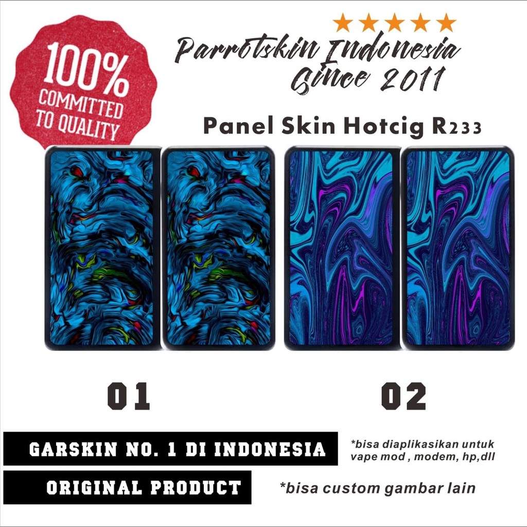 Garskin Skin hotcig r233 resin abstrak Edition sticker