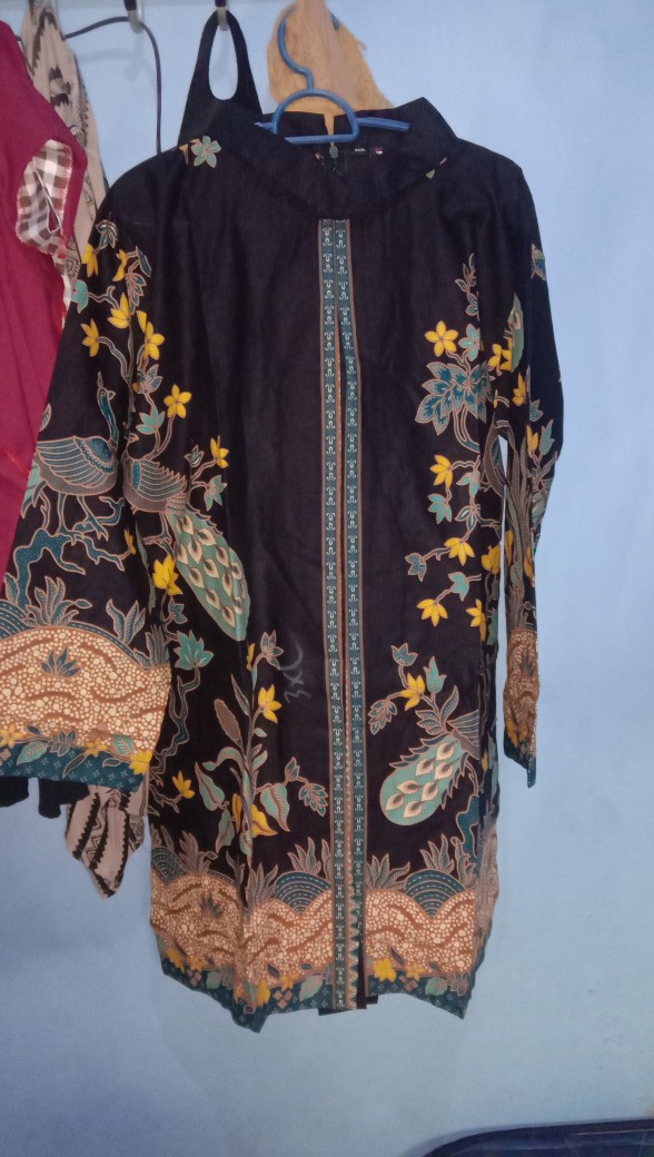 Atasan Batik Dolby Dolbi Dobby Tenun Sutra Tulis Katun Atbm Baron Atasan Batik Wanita - Tunik Bk007