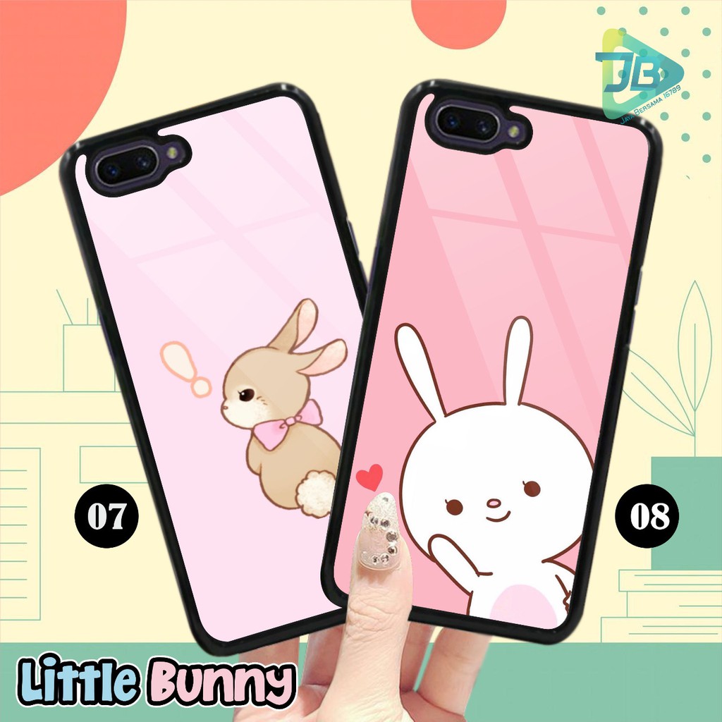 HARDCASE 2D GLOSSY LITTLE BUNNY OPPO VIVO XIAOMI SAMSUNG REALME IPHONE ALL TYPE JB4678