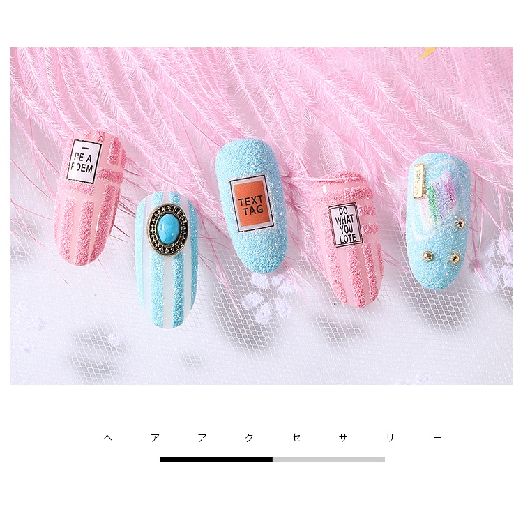 【 COD  Bludru nailart hiasan bubuk bludru hitam dan putih bubuk glitter nailart