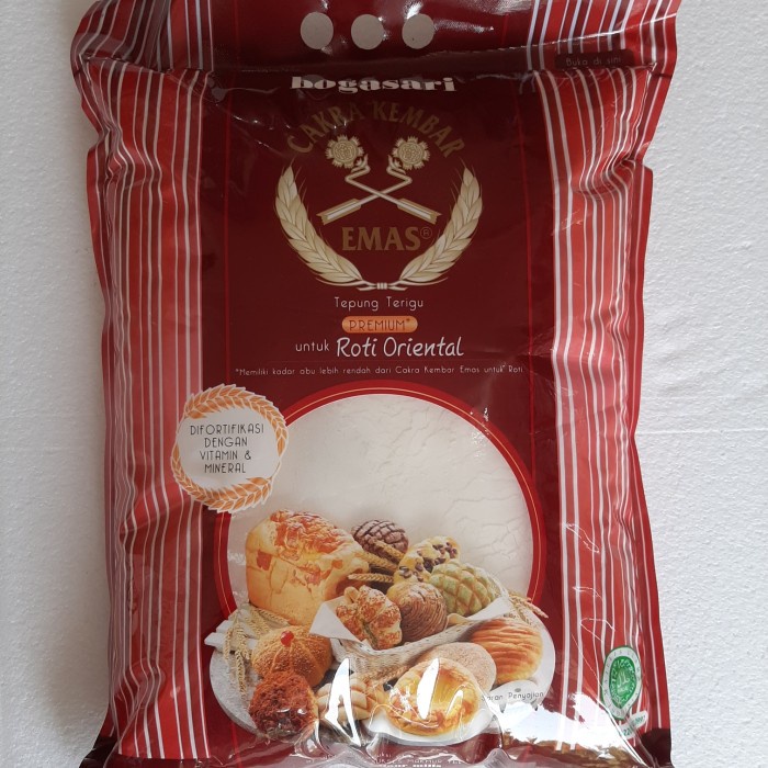 

Ds501D0 Tepung Cakra Kembar Emas Roti Oriental 5Kg Gr0B1