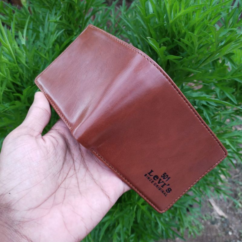 Dompet Pria Asli Kulit Premium Dompet lipat 3 Dimensi Asli Garut