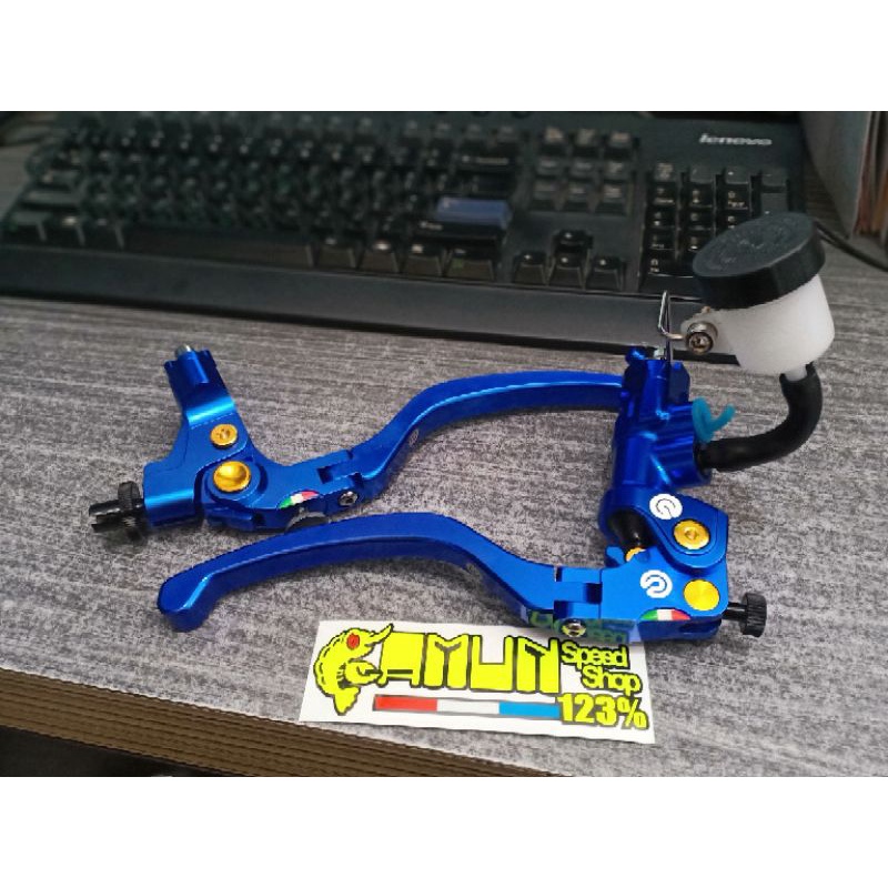 master rem Brembo 18x18 Biru handle kiri kopling kohken original Thailand