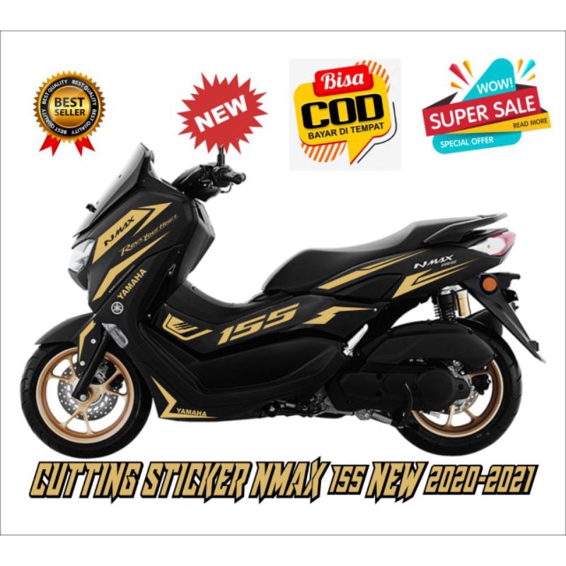 CUTTING STICKER NMAX NEW STIKER ALL NEW BARU STRIPING NMAX MURAH 6