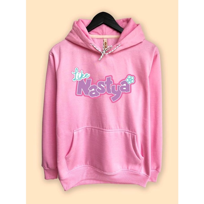Jaket Hoodie Youtuber Like Nastya Logo