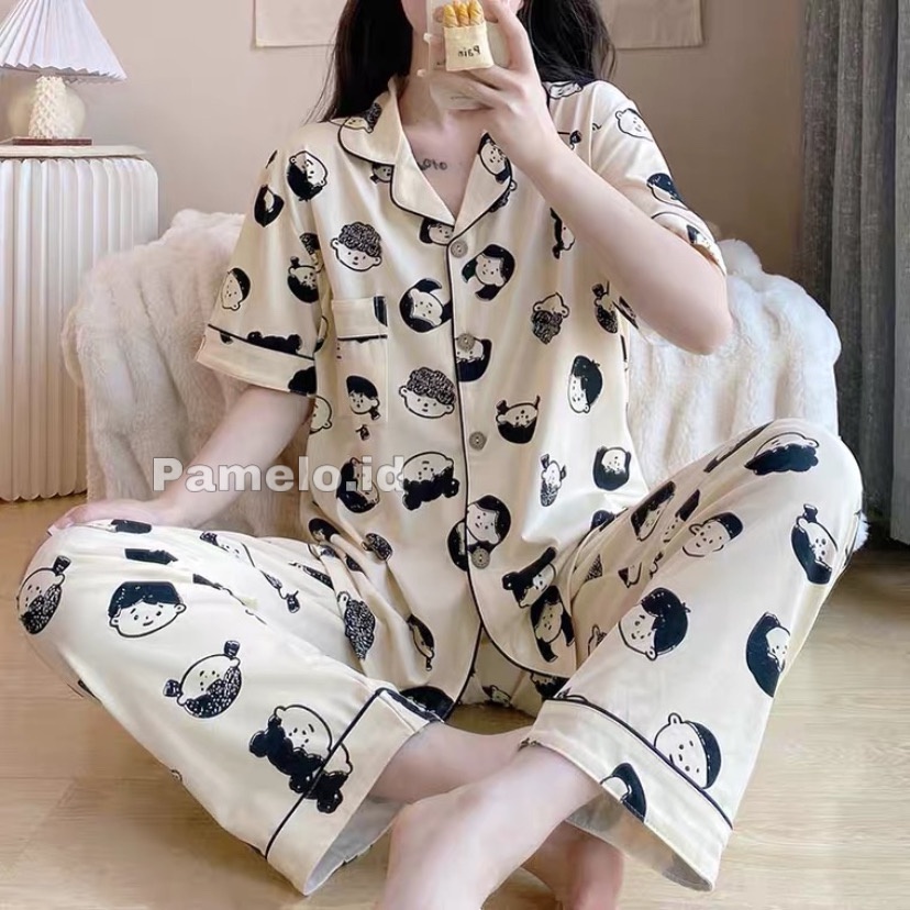 Pamelo CP Piyama import / baju tidur import / Baju Tidur Wanita Kimono