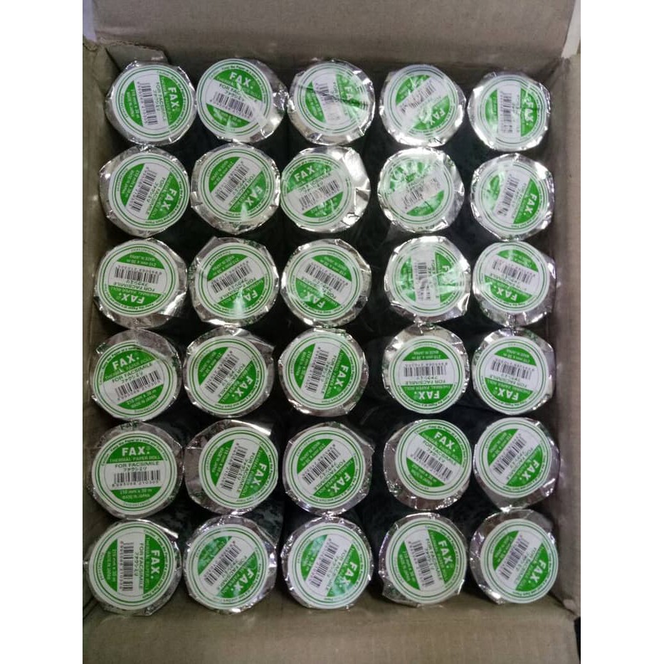 

Kertas facsimile FAX Thermal Japan 210mm x 30 m