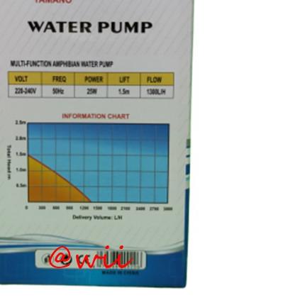 ➳ YAMANO WP 103 WP103 WP-103 Pompa Air Celup Pompa Kolam Aquarium ♧