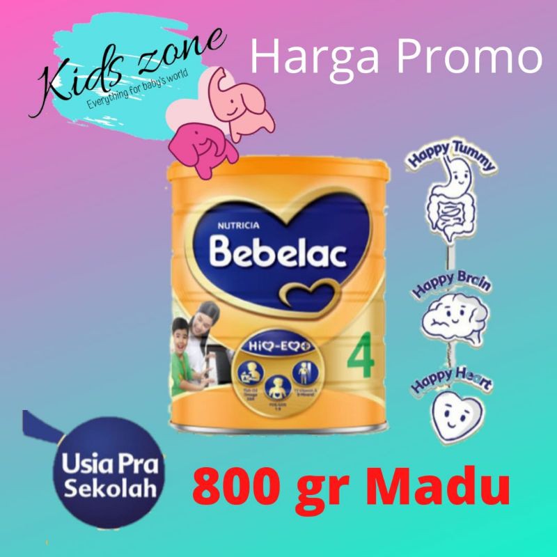 

Bebelac 4 800gr Madu dan Vanila