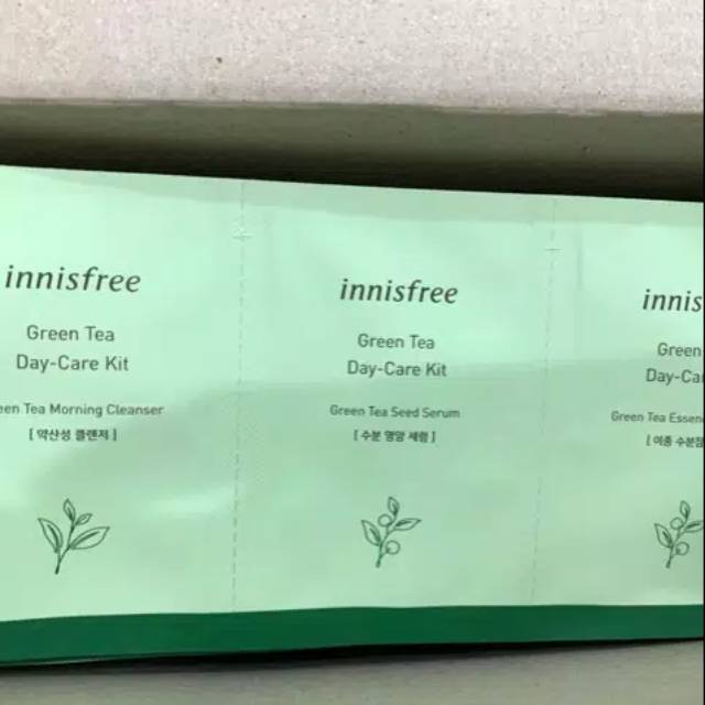 Innisfree green tea trial kit sachet