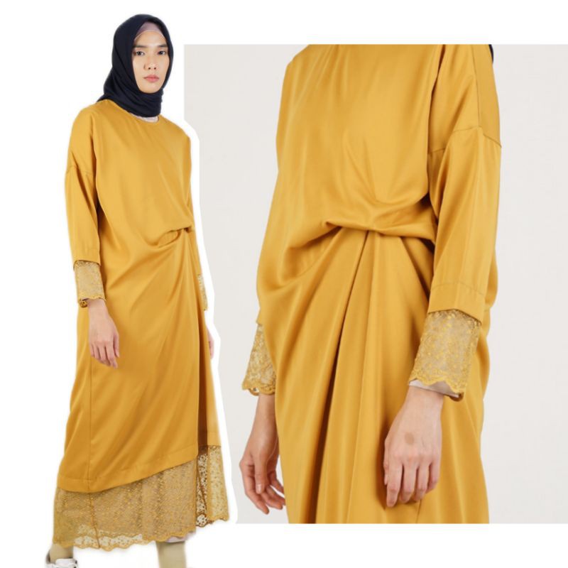 GAMIS TERBARU DRESS REMAJA GAMIS PESTA DRESS ERIXA DAUKY MIX BRUKAT