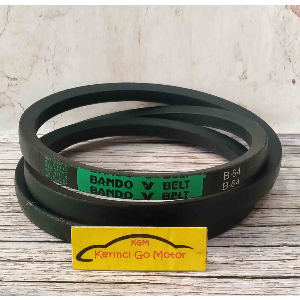 BANDO VAN BELT B-64 V BELT TALI KIPAS B64 FAN BELT VANBELT POLOS B-64