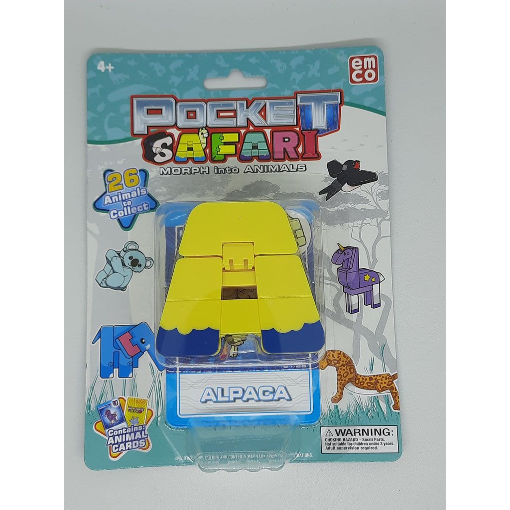 emco pocket safari alfabet animals