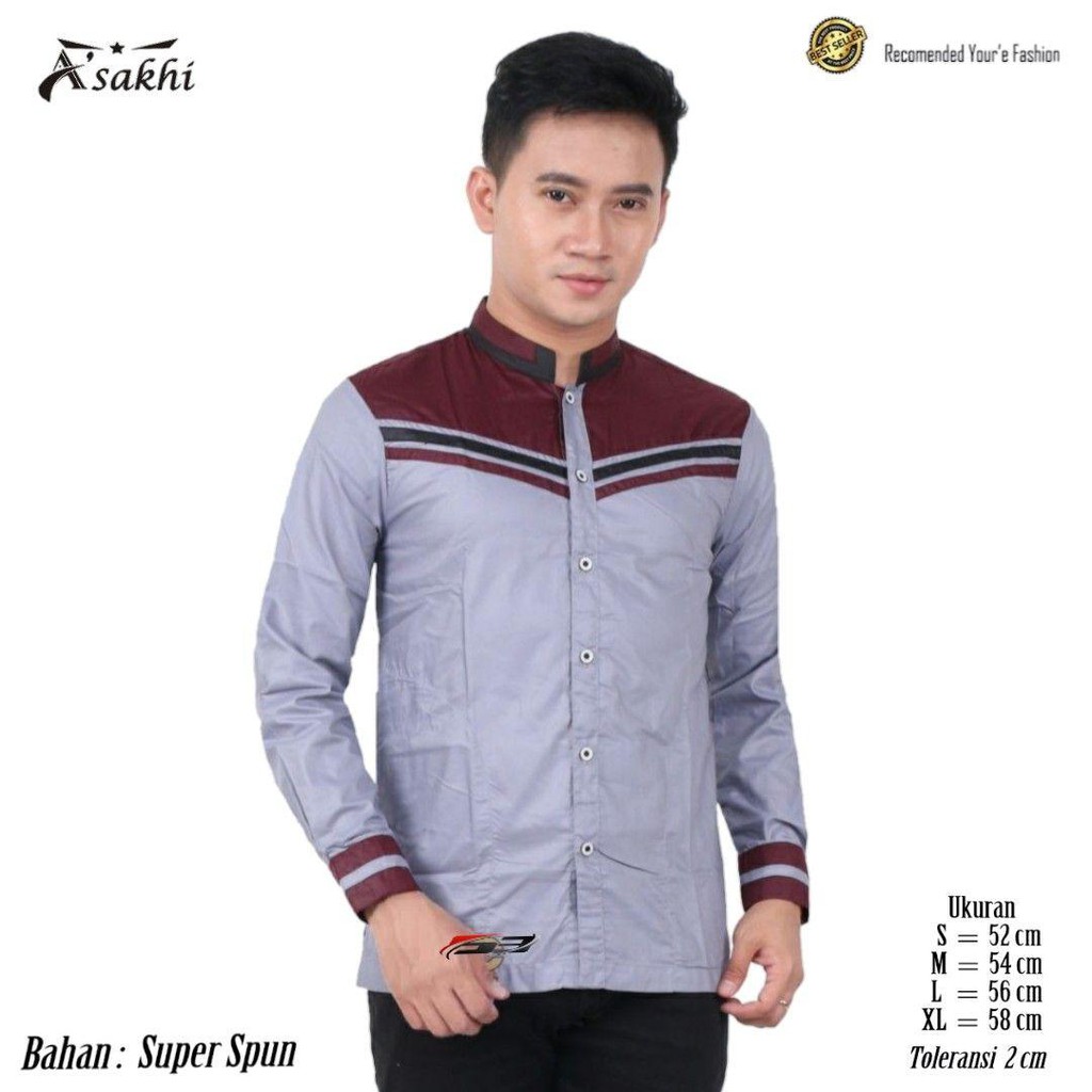 Baju Koko Pria Original Baju koko Pria Lengan Panjang kemeja Koko Pria Terbaru