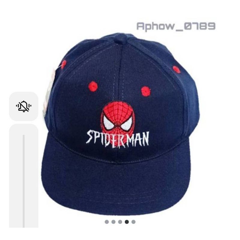 Topi anak bordir spiderman / superman / topi anak karakter superhero