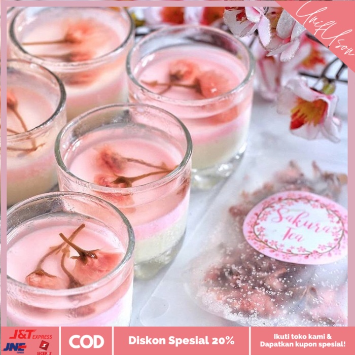 

⭐COD⭐ CHERRY BLOSSOM / SAKURA TEA 50gr