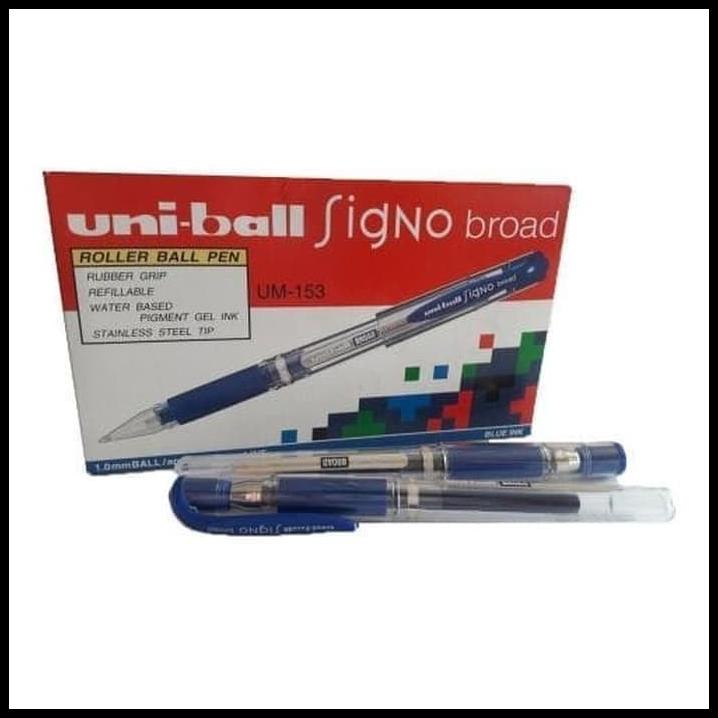 

Vanila | Pen Uni-Ball Signo Um-153 Hitam Dan Biru