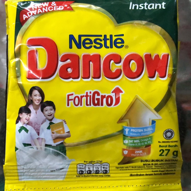 

Susu Dancow Sachet (Putih,Cokelat)