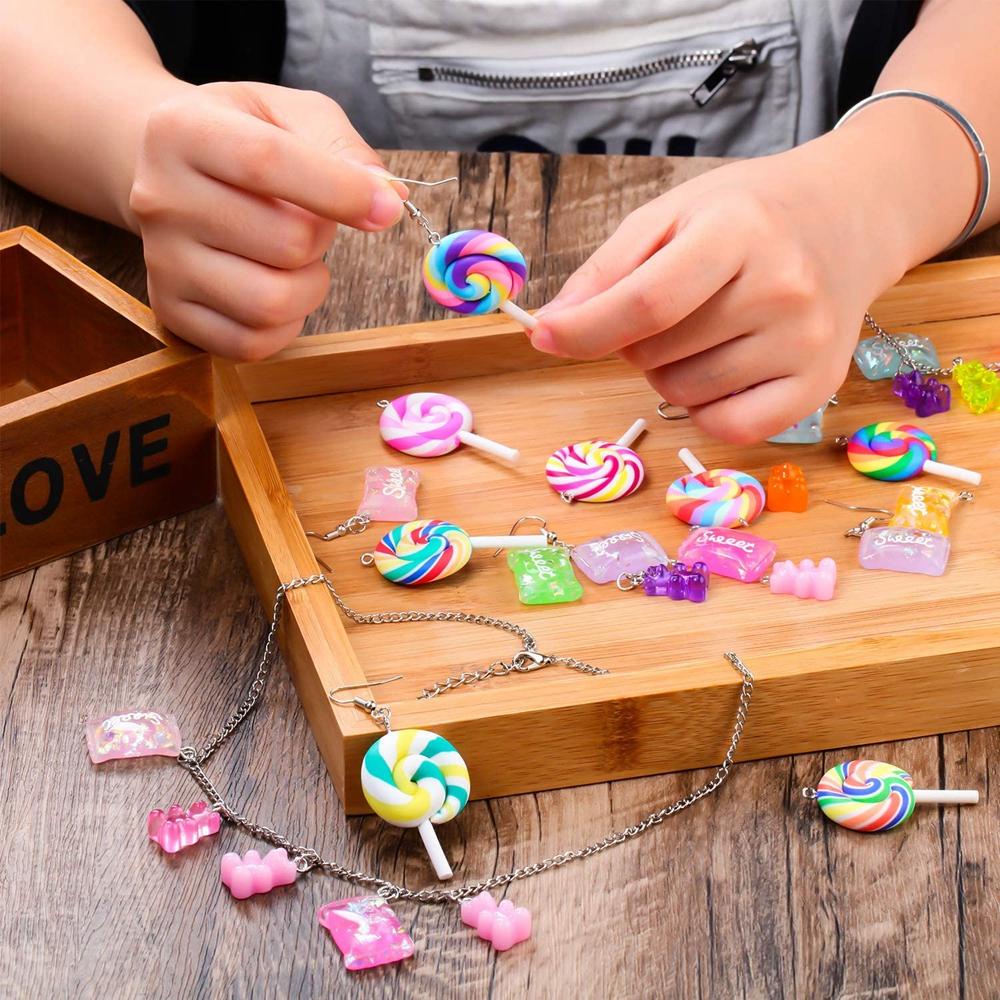 [Elegan] Slime charms Ringan Tidak Beracun Untuk Jepit Rambut Gantungan Kunci croc Aksesoris Permen Pesona Hadiah Perlengkapan scrapbooking