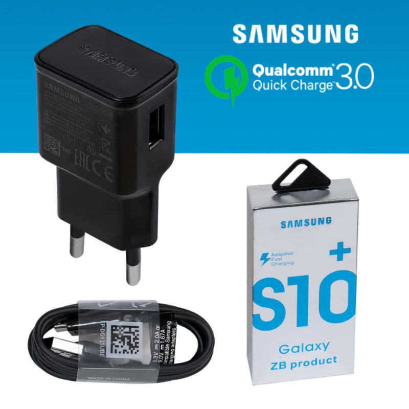 CHARGER SAMSUNG TYPE C FAST CHARGE A20 A20S A30 A30S A50 M20 M30 M30S M21 M31 A11 M11 model s10+