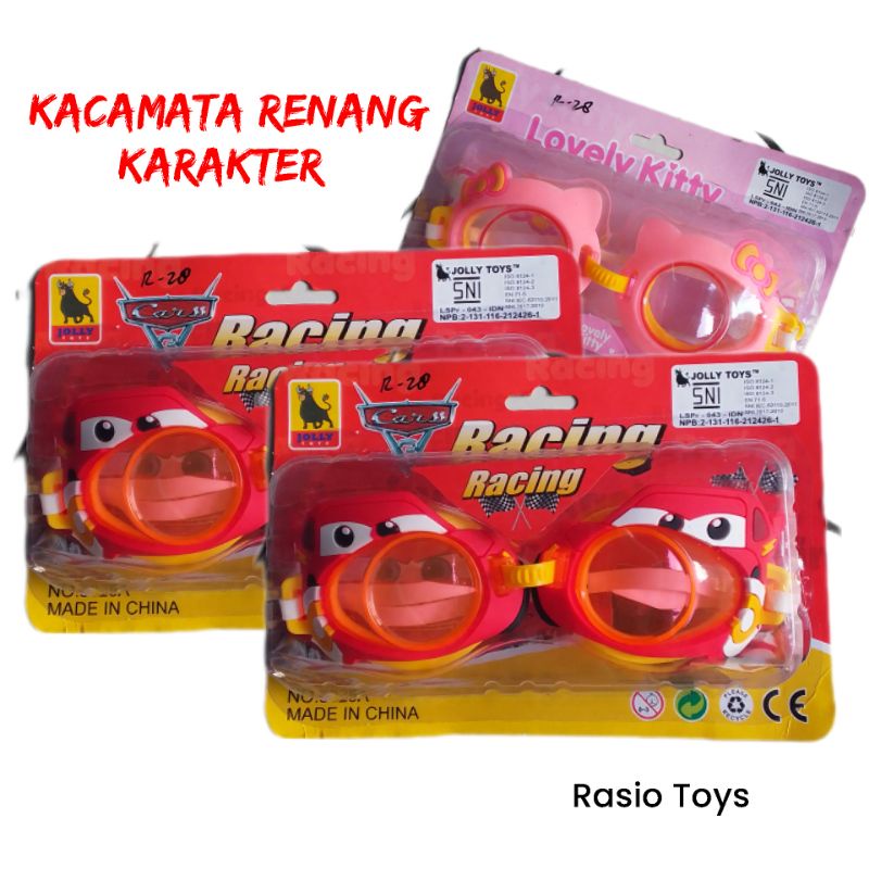 KACAMATA RENANG ANAK MOTIF/KACAMATA RENANG KARAKTER MURAH BAHAN KARET