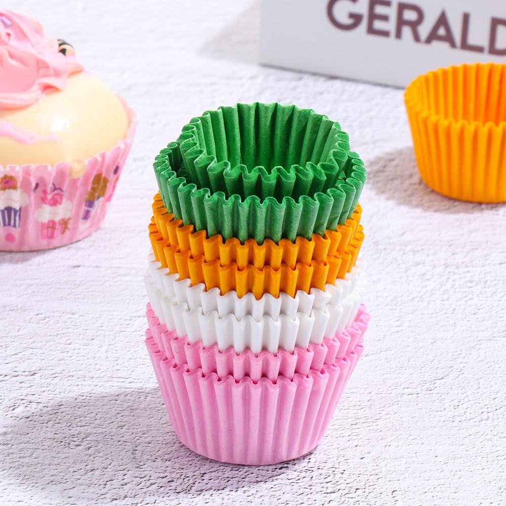 Populer 500/1000PCS Gelas Kertas Kue Home &amp; Kitchen Pastry Tools Perlengkapan Pesta Baking Cup Cupcake Wrappers