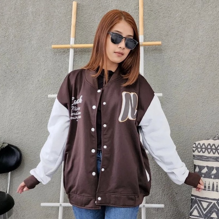 N Baseball XXL - Jaket Baseball Oversize Unisex