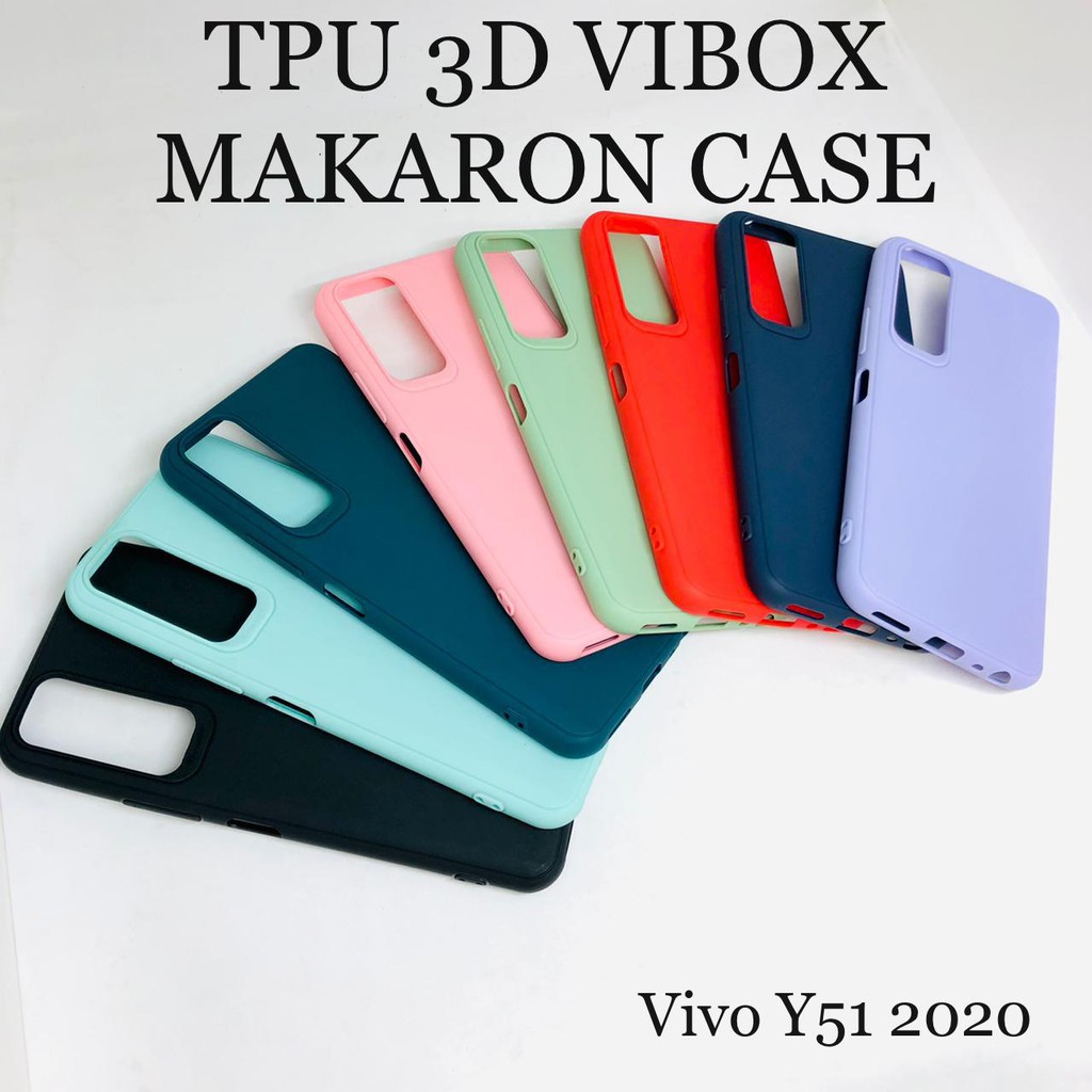 Softcase Silikon Macaron Case Macaroon for vivo y51 2020/vivo y19/vivo/y91/vivo y91c/vivo v20se/VIVO V21 4G/VIVO V21 5G/Y20/Y12/Y17/Y53S/Y51