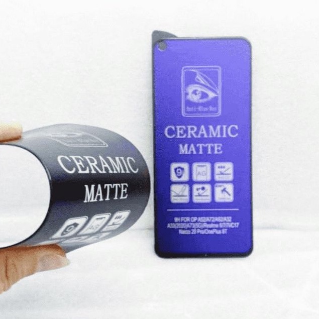 (ba) TG BLUE /TEMPERGLASS ANTI BLUE META CRAMIC FILM REALME