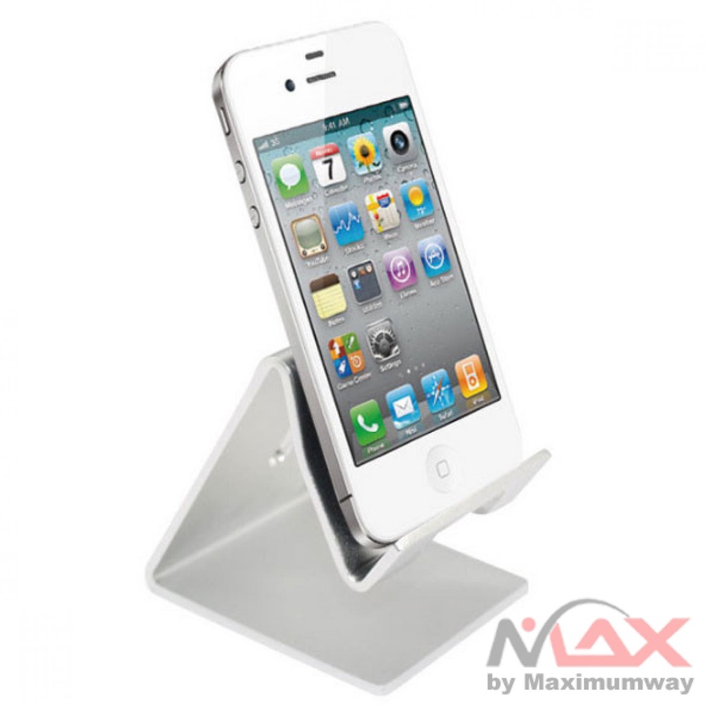 TaffSTUDIO Stand Aluminium Untuk HP / Tablet PC - S2 Warna Silver