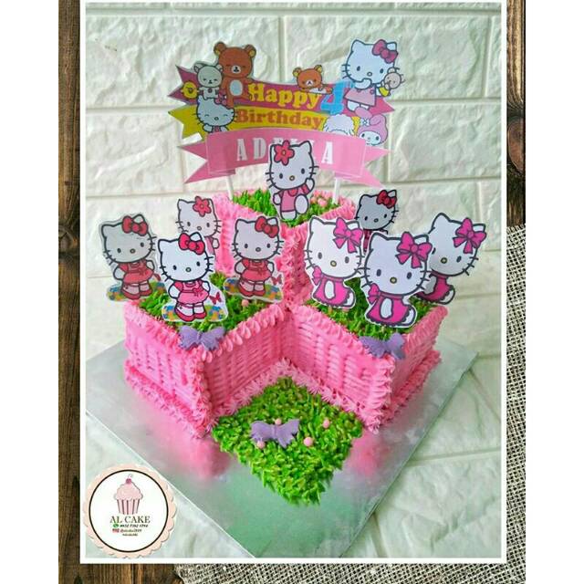 

Cake karakter hello kitty