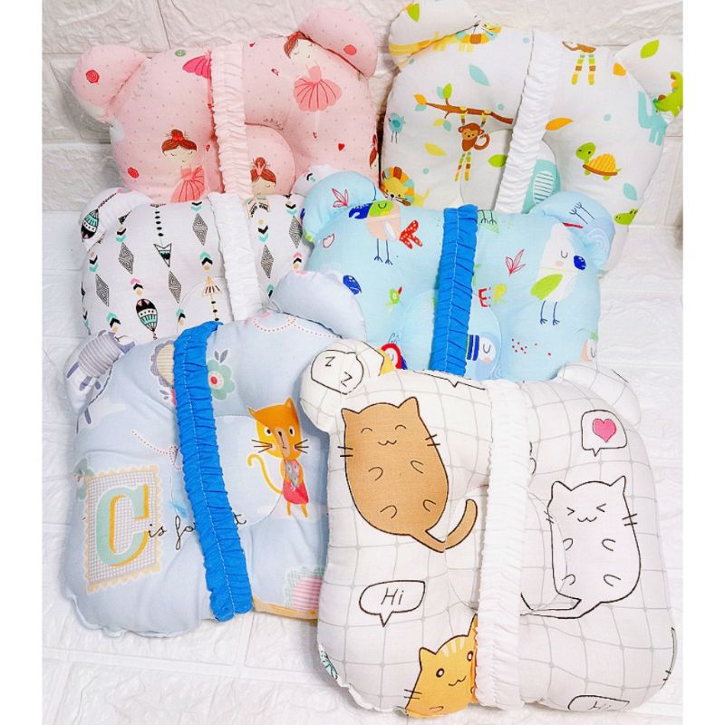 bantal bayi anti peyang karet