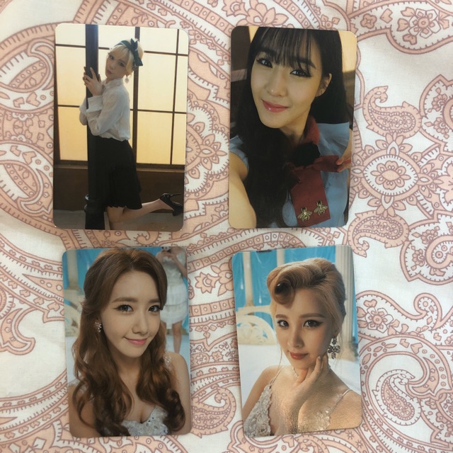 SNSD Lion Heart 5th Album Official Photocard