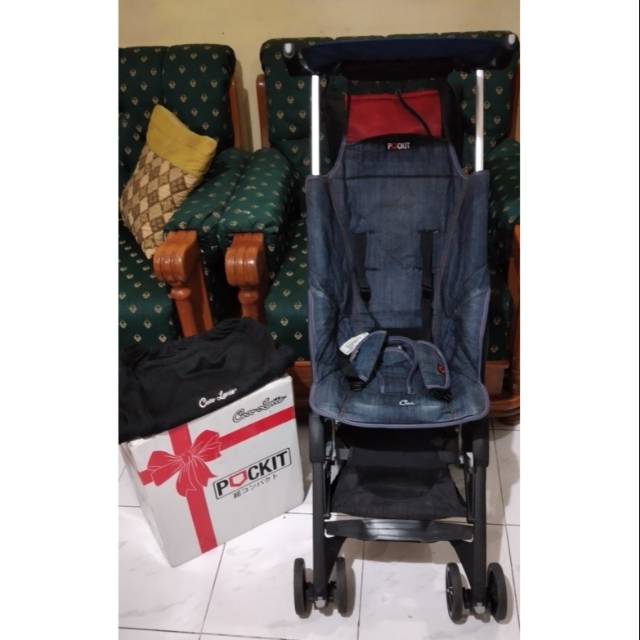 Stroller pockit gen 2 denim