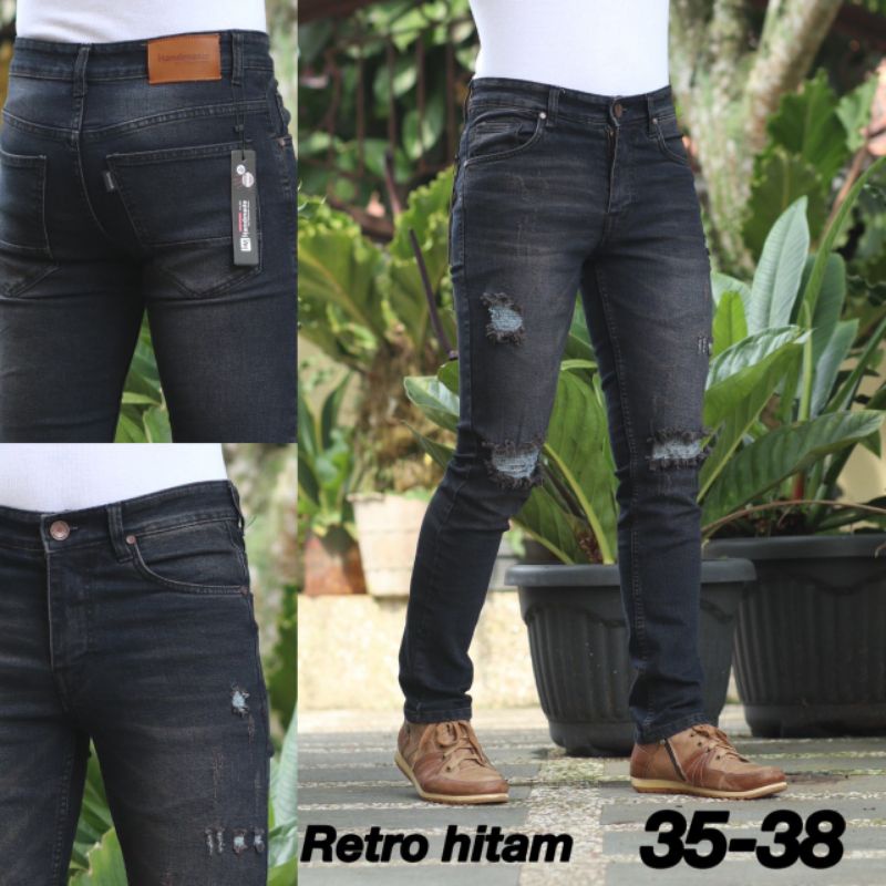 CELANA JEANS SOBEK BIG SIZE SOFJEANS / CELANA JEANS BIG SIZE / JEANS JUMBO SOBEK / CELANA JEANS PRIA DEWASA SOBEK