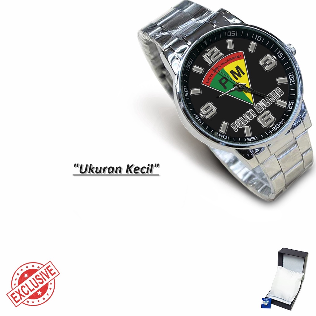 Jam Tangan Rantai Couple PM POLISI MILITER - 2 (Limited Edition)