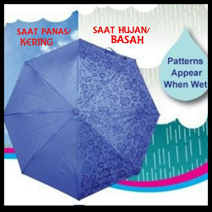 (Free Ongkir) Payung Magic / Payung Ajaib 3D / Payung berubah warna / Magic Umbrella