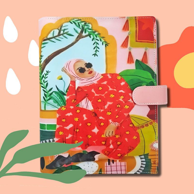 

Binder Printing 26 Ring - Colorful Hijab Girl
