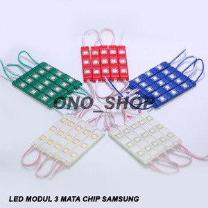 Led Modul 3 Mata Chip Samsung