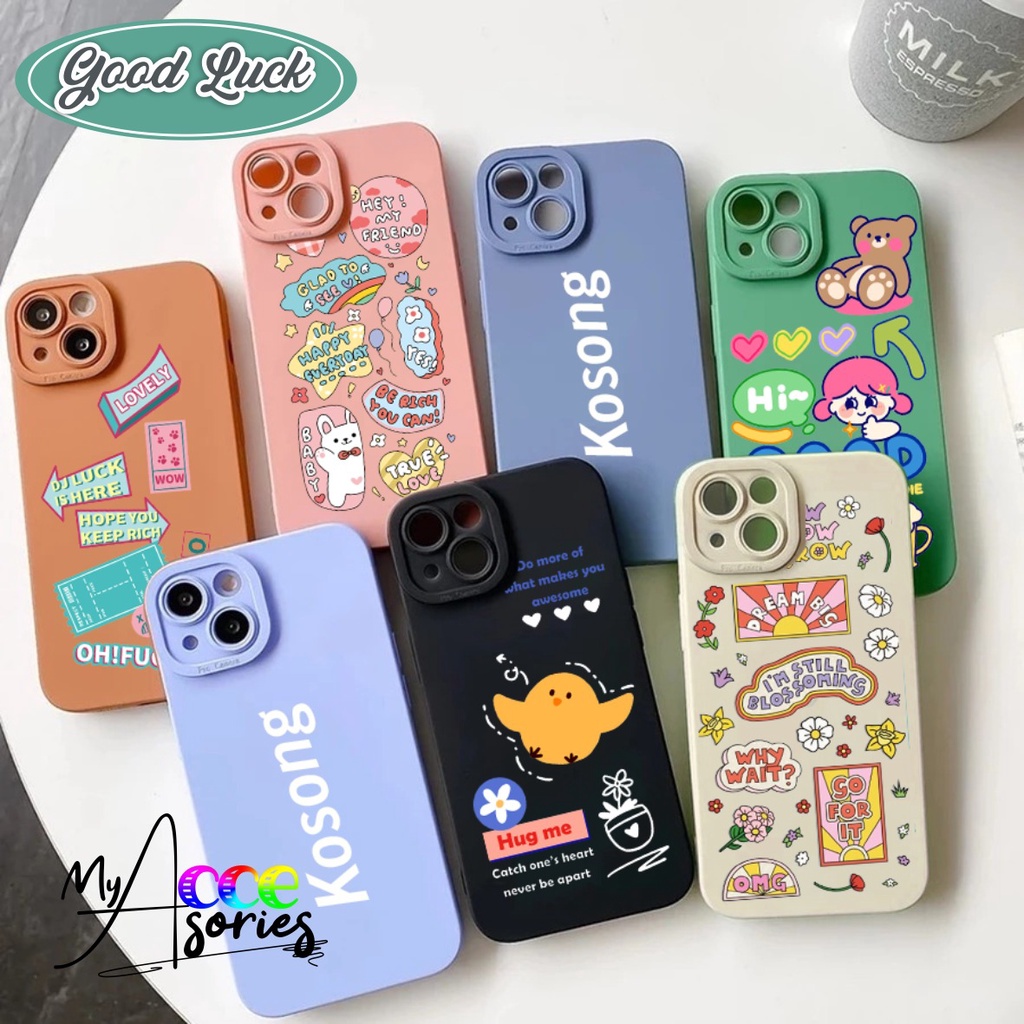 softcase case silikon procamera GOOD LUCK oppo  vivo samsung realme xiaomi iphone infinix all type M