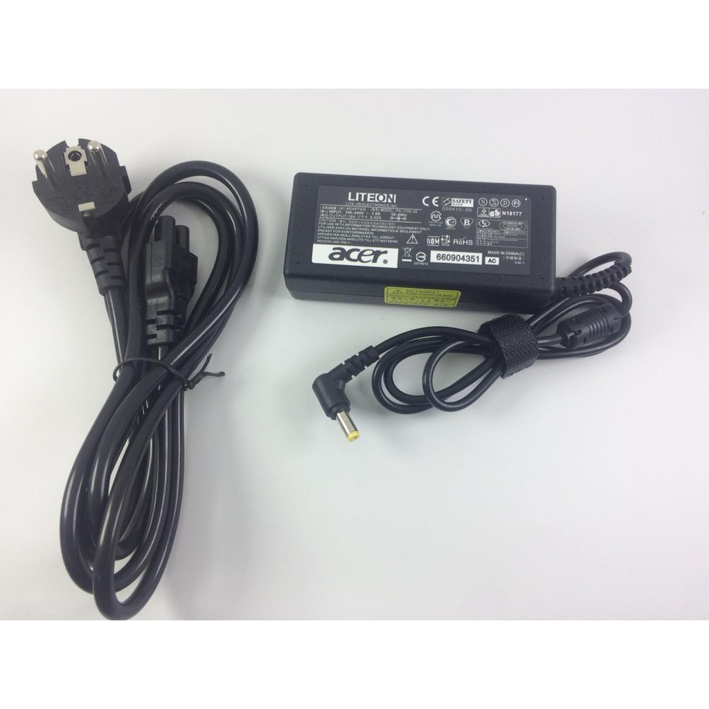 ADAPTOR FOR ACER (OEM) 19V - 3.42A JACK KECIL JACK KUNING