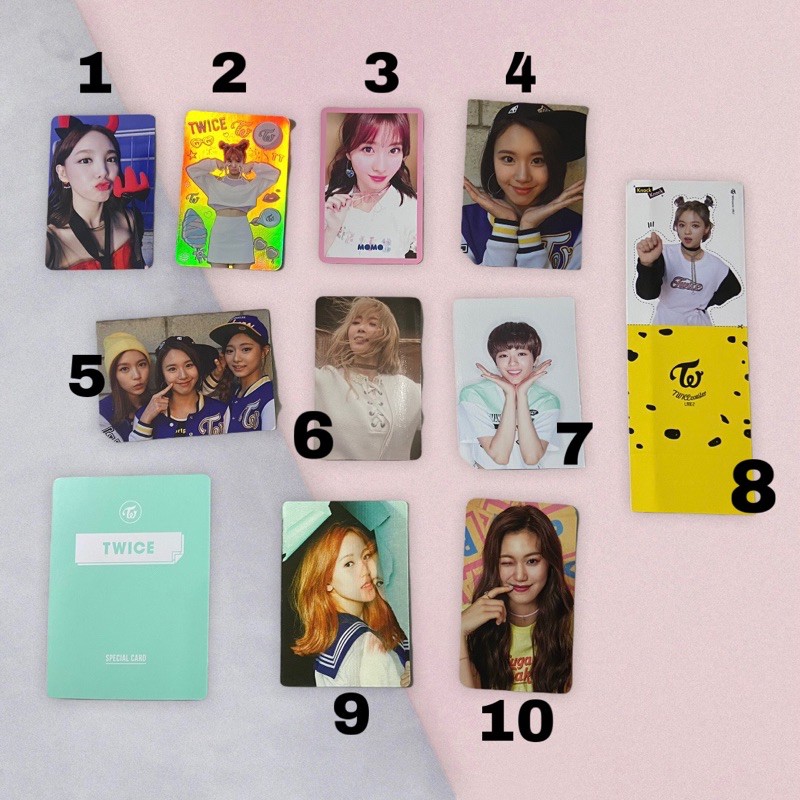 Photocard Taeyeon, Twice, I.O.I